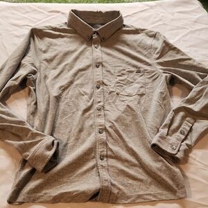 Vuori Casual Gray Button-Down Shirt